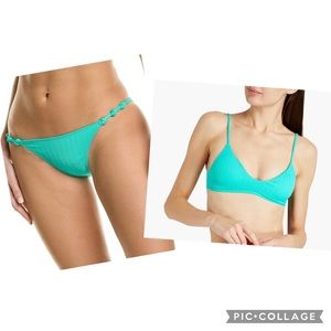 New without tags VIX Paula Hermanny Turquoise Bikini bottom M